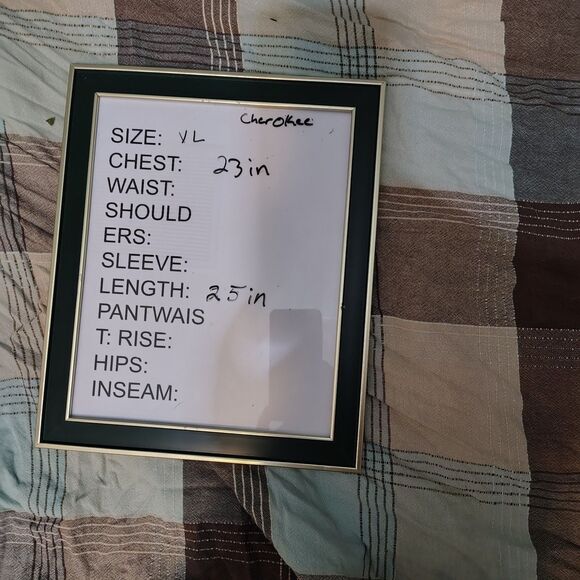 Cherokee Womens Scrub Top Size XL RN#93643 White Cherry floral Black Pink - Picture 8 of 8